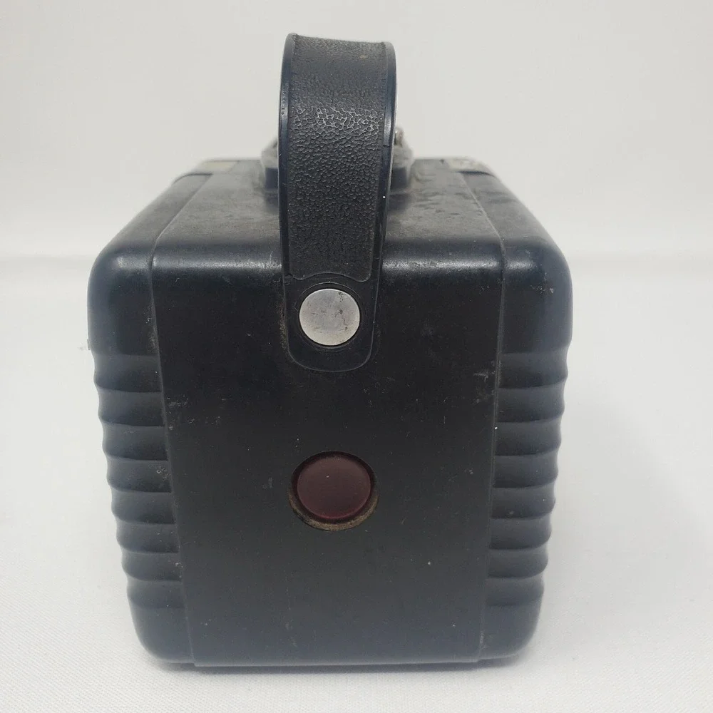 Kodak Brownie Hawkeye Box Camera Flash Model‎ Untested Retro Black